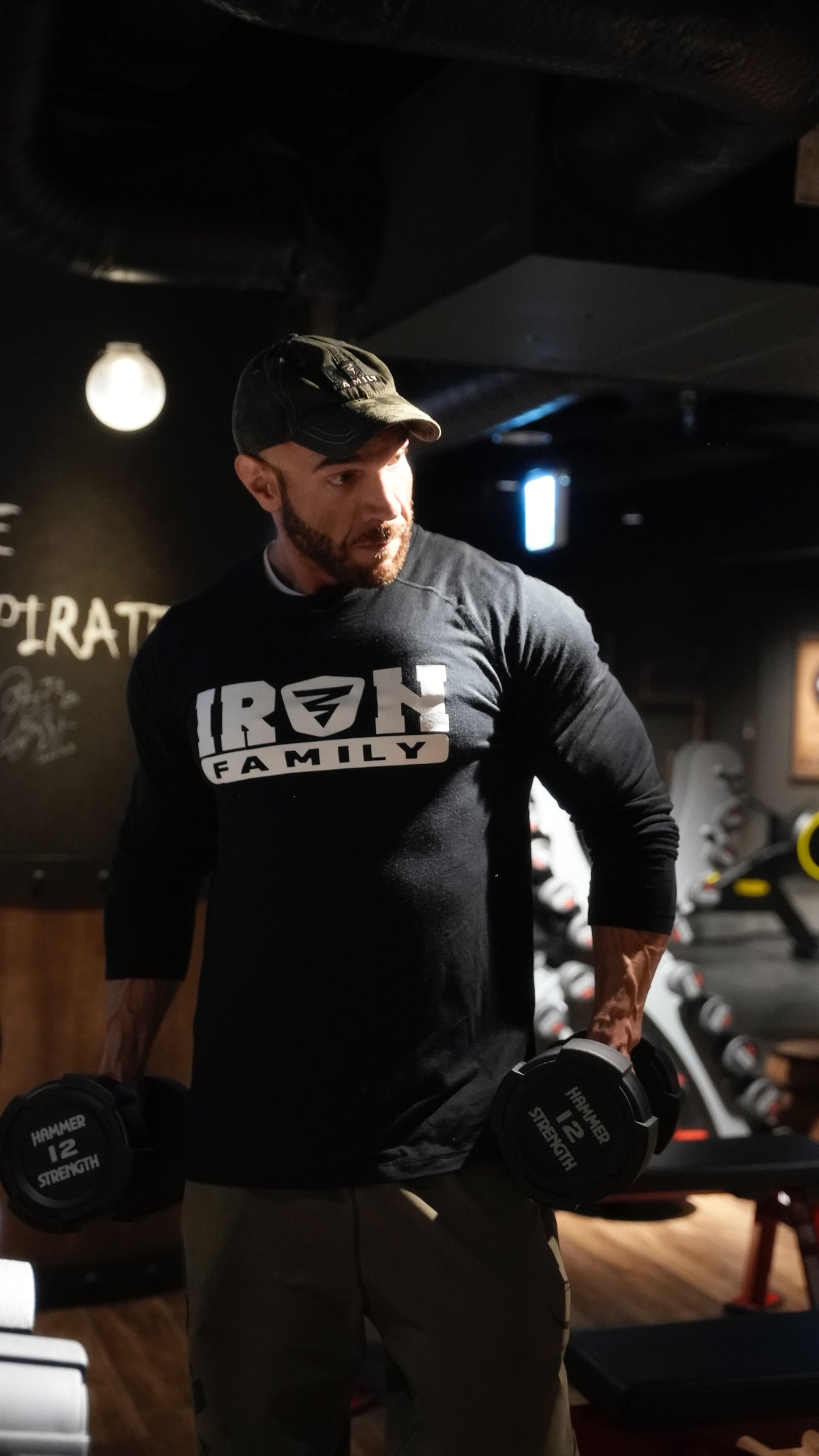 Iron Family | Long Sleeve Muscle Tee image 0