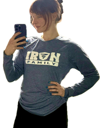 Iron Family | Long Sleeve Muscle Tee image 2